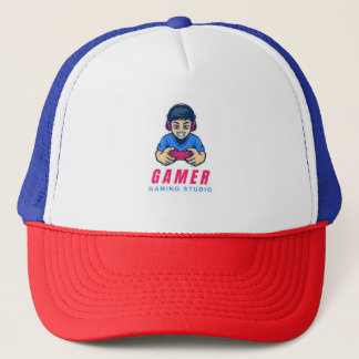 Casquette Chapeau de camion avec gamer garçon