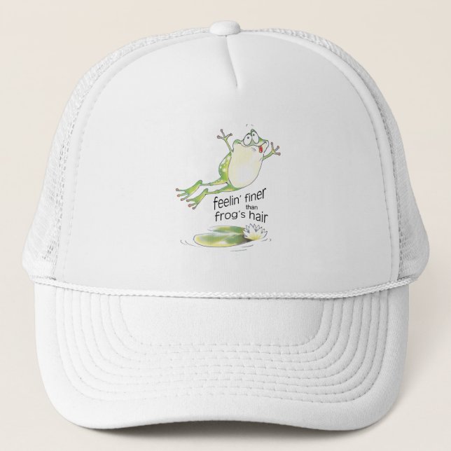 Casquette Chapeau de camion avec grenouille (Devant)
