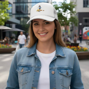 Casquette Chapeau de camion blanc neige