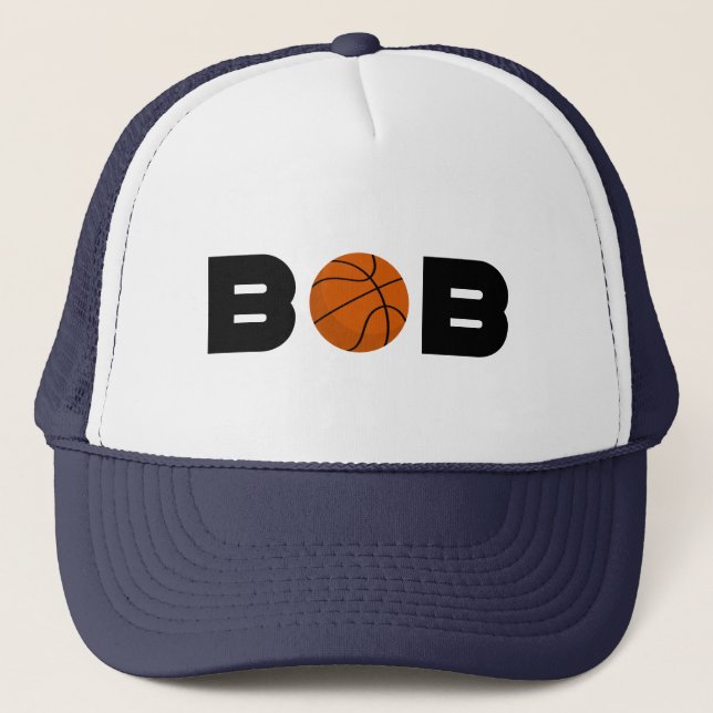 Casquette Chapeau de camion Bob Basketball (Devant)