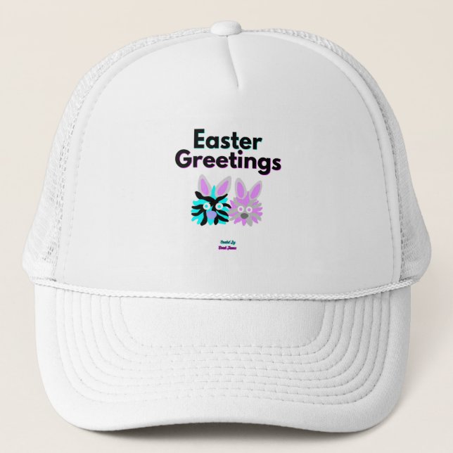 Casquette Chapeau de camion Bunny Fuzzies (Devant)