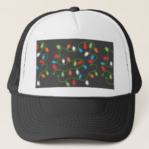 Casquette Chapeau de camion C7 feux de Noël (Multi & Grey)