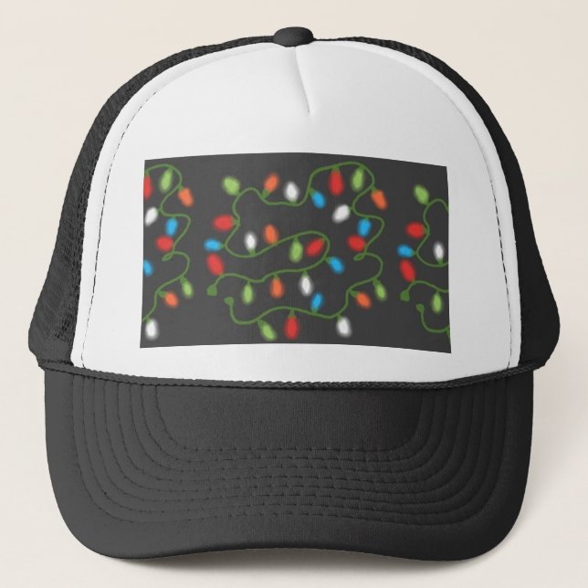 Casquette Chapeau de camion C7 feux de Noël (Multi & Grey) (Devant)