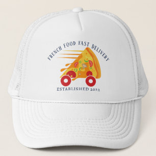 Casquette Chapeau de camion-chargeur de pizza personnalisée