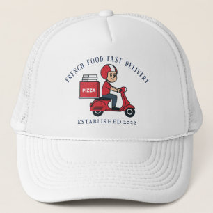 Casquette Chapeau de camion-chargeur de pizza personnalisée