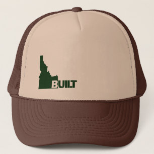 Casquette Chapeau de camion construit par Idaho (vert foncé)