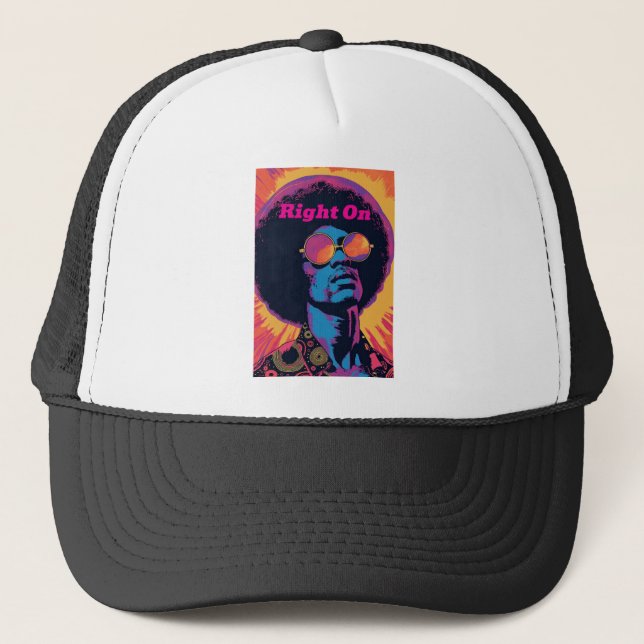 Casquette Chapeau de camion cool/rétro (Devant)
