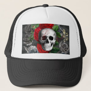 Casquette Chapeau de camion crâne