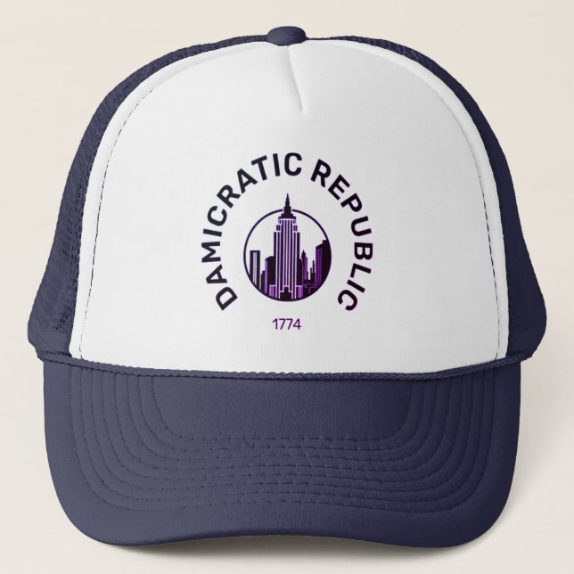 Casquette Chapeau de camion Damicratique (Devant)