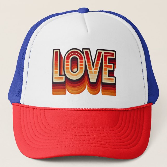 Casquette Chapeau de camion d'amour (Devant)