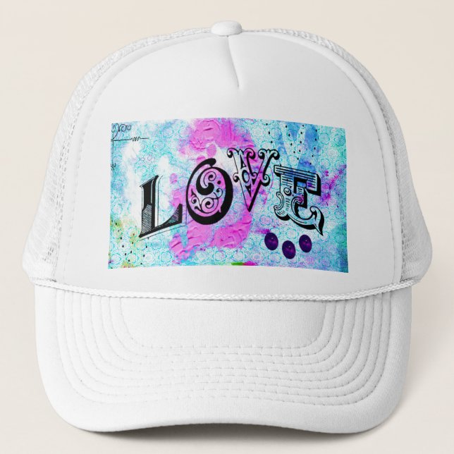 Casquette Chapeau de camion d'amour (Devant)