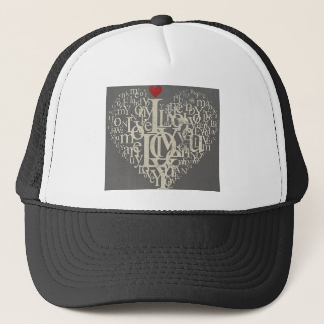 Casquette Chapeau de camion d'amour (Devant)