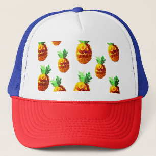 Casquette Chapeau de camion d'art à ananas Origami