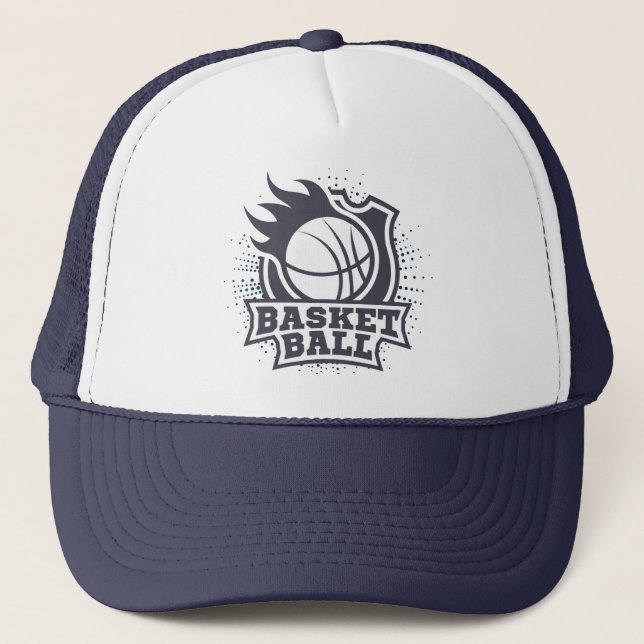 Casquette Chapeau de camion de basket-ball (Devant)