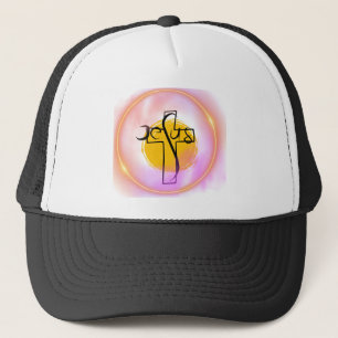 Casquette Chapeau de camion de bulle Jésus