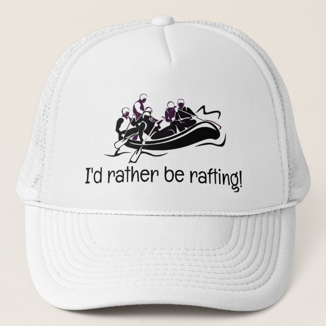 Casquette Chapeau de camion de conception de Rafting d'eau b (Devant)