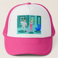 Chapeau de camion de génie magique Retro