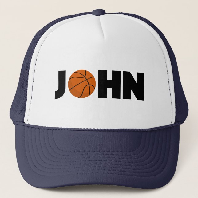 Casquette Chapeau de camion de John Basketball (Devant)