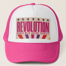Chapeau de camion de la révolution vintage de fier
