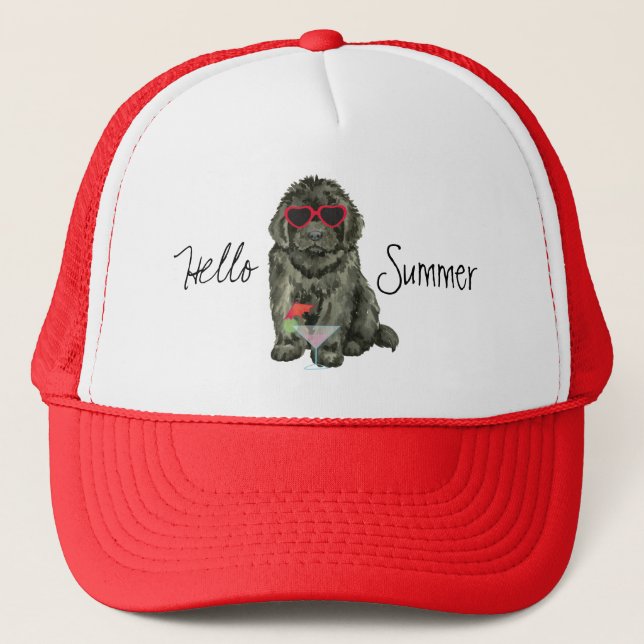 Casquette Chapeau de camion de l'été de Terre-Neuve (Devant)