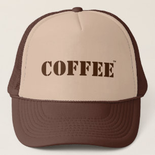 Casquette Chapeau de camion de marque de café