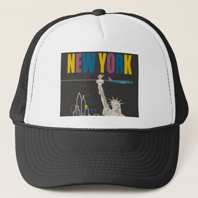 Casquette Chapeau de camion de New York (Devant)