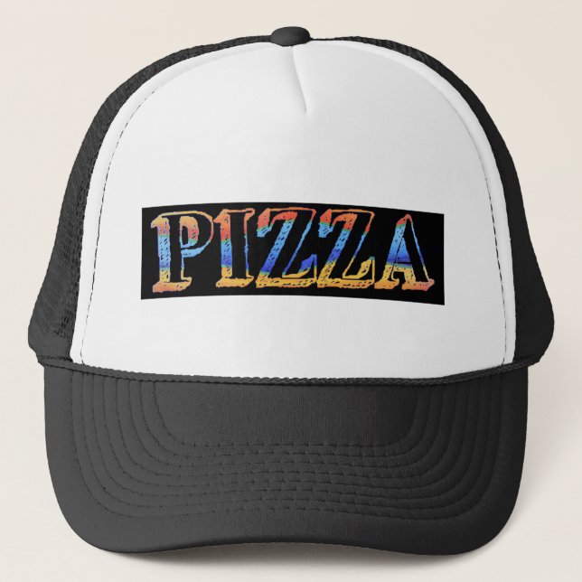 Casquette Chapeau de camion de pizza (Devant)