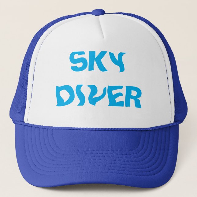 Casquette Chapeau de camion de plongeur Sky (Devant)
