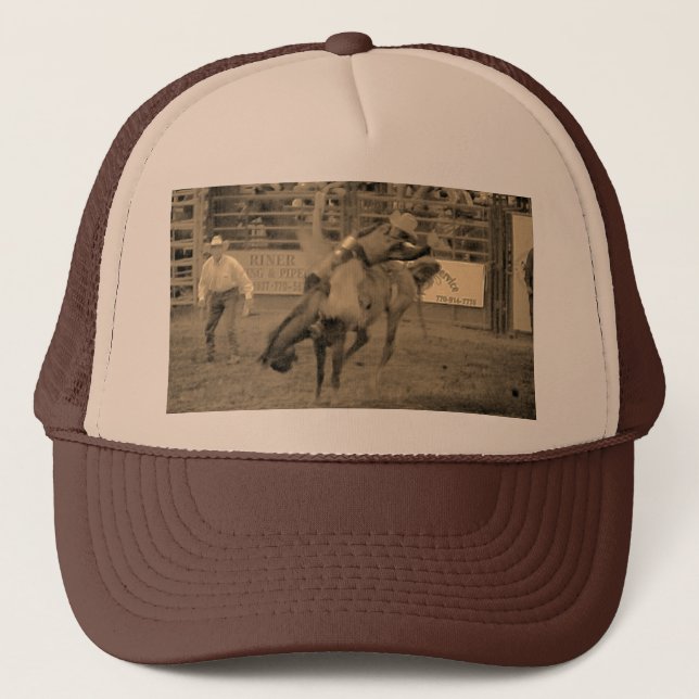 Casquette Chapeau de camion de rodéo Cowboy (Devant)