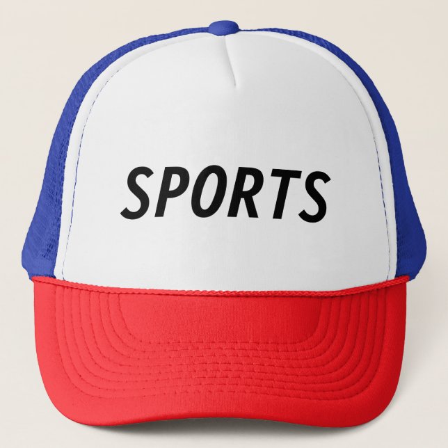 Casquette Chapeau de camion de sport (Devant)