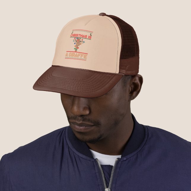 Casquette chapeau de camion de test (En situation)