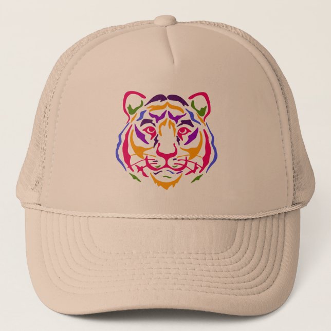 Casquette Chapeau de camion de tigre (Devant)