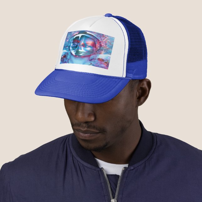 Casquette Chapeau de camion de transcendance robotique (En situation)