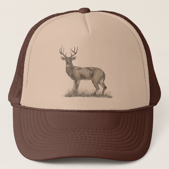 Casquette Chapeau de camion Deer II (Devant)