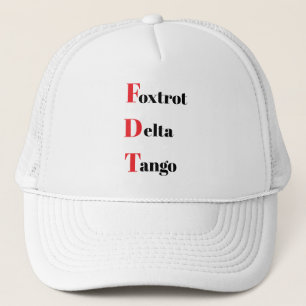 Casquette Chapeau de camion Delta Tango Foxtrot