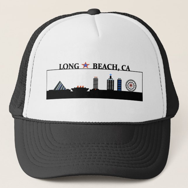 Casquette Chapeau de camion des monuments de Long Beach (Devant)