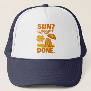 Casquette Chapeau de camion d'été amusant - Introvert Summer