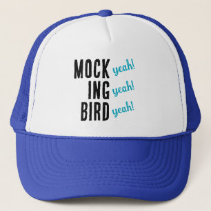 Casquette Chapeau de camion d'oiseaux de moquette et de moqu