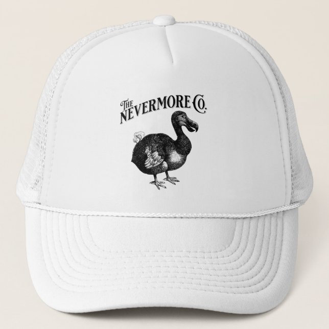 Casquette Chapeau de camion d'oiseaux Nevermore Dodo (Devant)