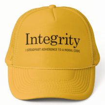 Chapeau de camion d'or INTEGRITY