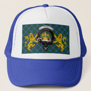 Casquette Chapeau de camion Douglas Scottish Tartan & Badge