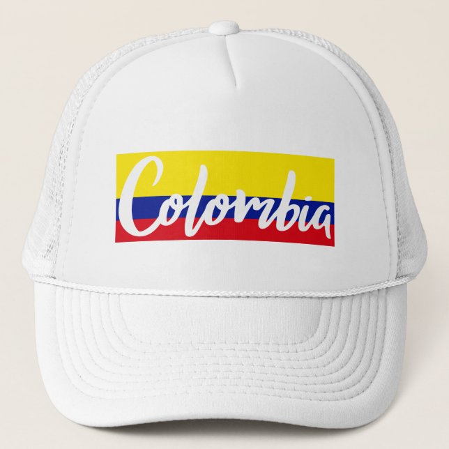 Casquette Chapeau de camion drapeau colombien (Devant)