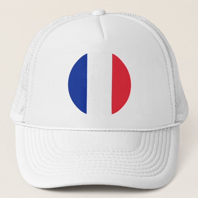 Casquette Chapeau de camion drapeau de France (Devant)