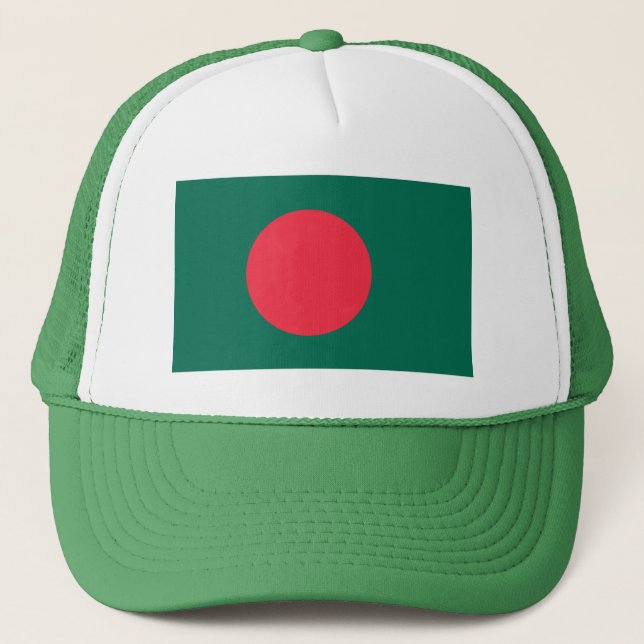 Casquette Chapeau de camion du drapeau du Bangladesh patriot (Devant)