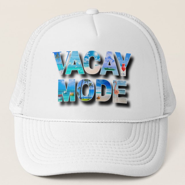 Casquette Chapeau de camion en mode Vacay (Devant)