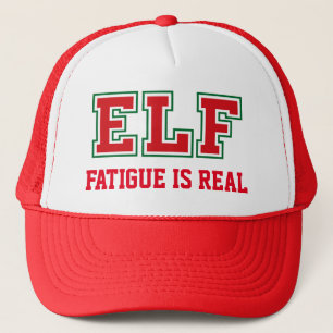 Casquette Chapeau de camion Fatigued Christmas ELF