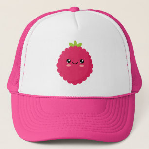 Casquette Chapeau de camion framboise