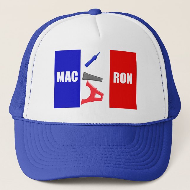 Casquette Chapeau de camion France_Macron (Devant)
