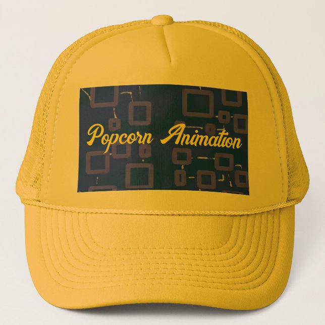 Casquette Chapeau de camion géométrique (Devant)