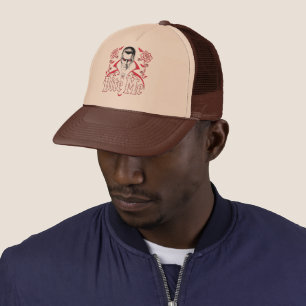 Casquette Chapeau de camion Halloween Vampire foncé "Bite Me